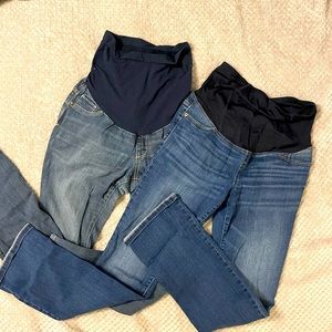 Isabel Maternity By Ingrid & Isabel Target exclusive skinny bootcut jeans sz 4